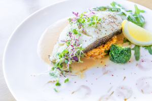 Halibut steak