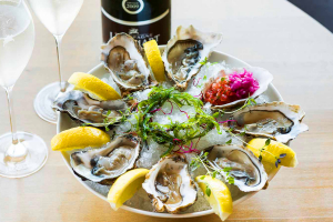 Oysters and champagne