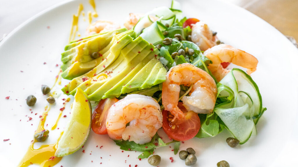 Avocado Prawn Salad