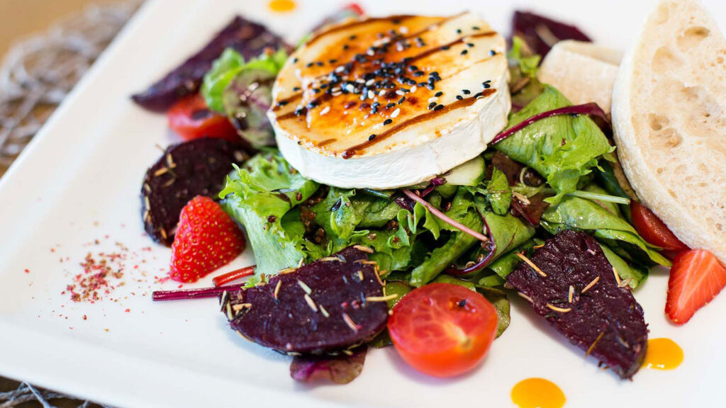 Goat cheese salad