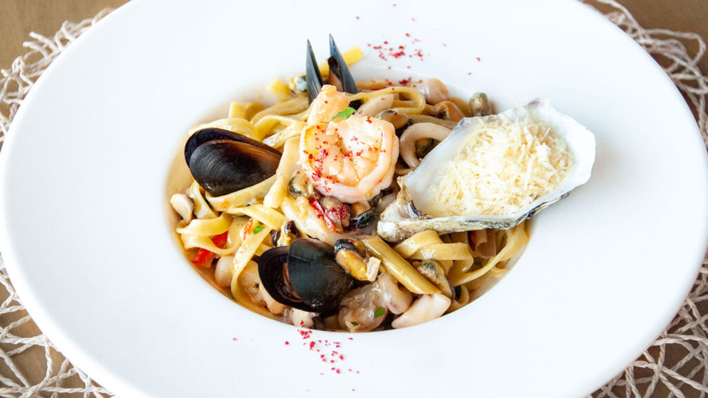 Seafood pasta
