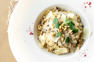 Mushroom risotto