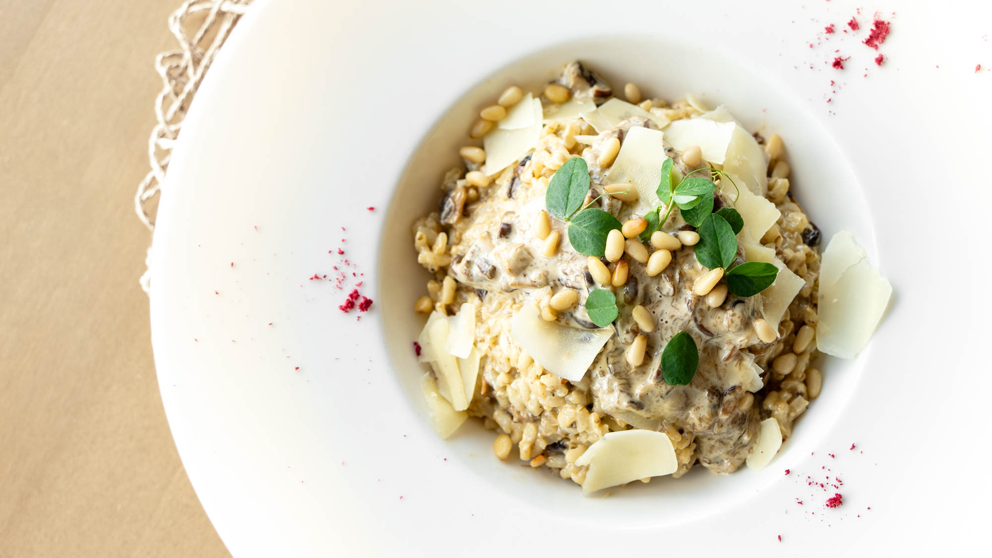Mushroom risotto