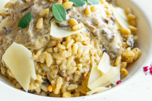Mushroom risotto