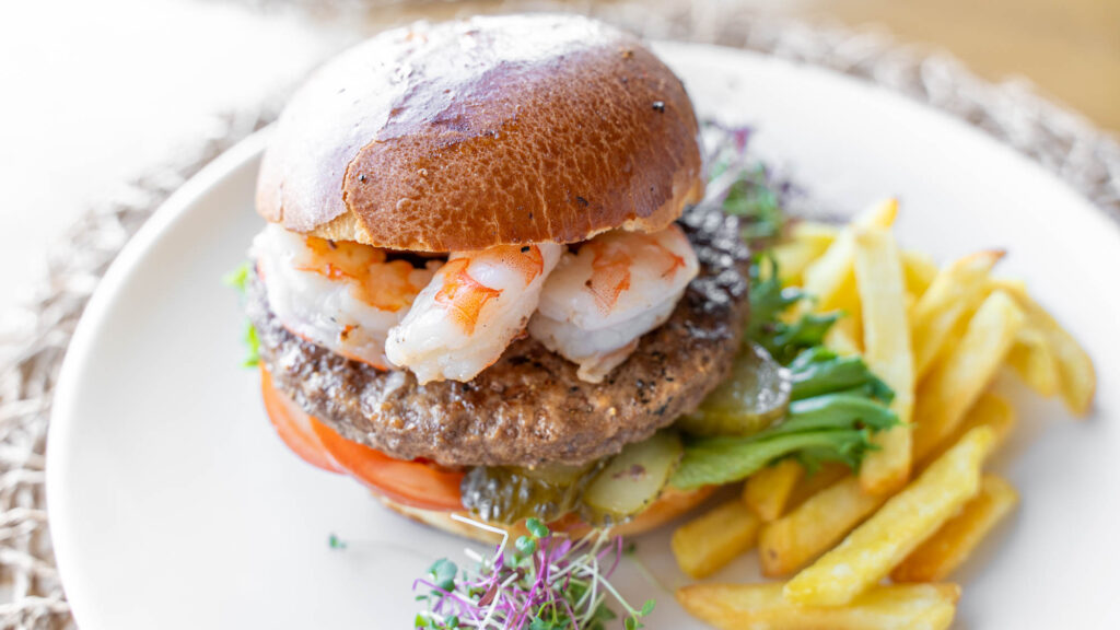 Surf & Turf burger
