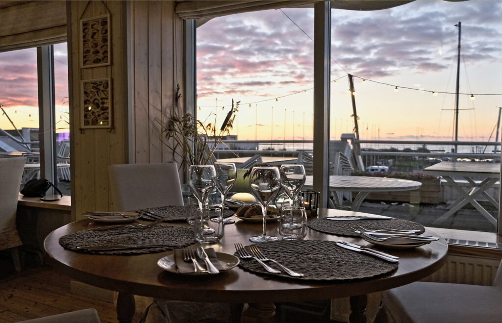 Sunset from inside